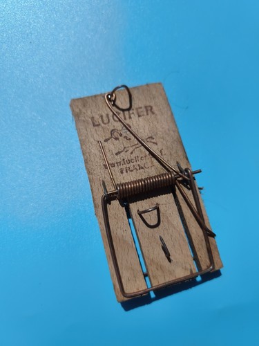 Ancien piège souris bois - piège,