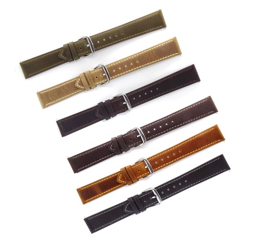 Bracelet montre cuir - bracelet,