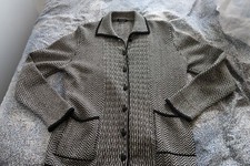 ELENA MIRO Veste maille Motif Chevrons  Laine Vierge mélangée