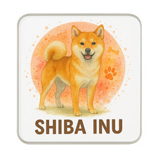 Aimant pour réfrigérateur Shiba Inu : joli cadeau fait main pour les amoureux...