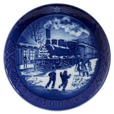 Royal Copenhagen Plat De Noël 1993 Original Porcelaine Première Choix
