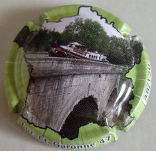 CAPSULE DE CHAMPAGNE  LES DEPARTEMENTS  "  LOT ET GARONNE 47"