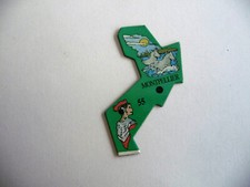 magnet carte de l'europe le gaulois 1995 aimant : 55 montpellier