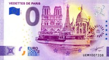 75007 Vedettes de Paris 2, 2023, Billet Euro Souvenir