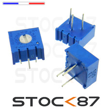 1599-20K# 1 à 10 pcs 20K ohms potentiomètre cermet 3386P 0,5w (203) - trimpot