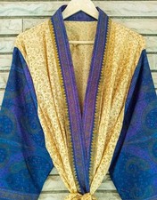 Peignoir Long En Soie Pure