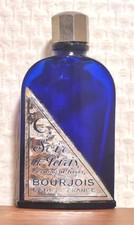 Extrait de Parfum Soir de Paris de Bourjois 5 ml. Étiquette usée. Bouchon Métal