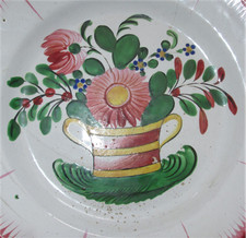 ASSIETTE ANCIENNE DÉCOR