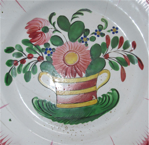 Assiette ancienne décor - ancienne,