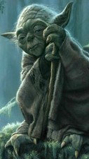   toile tableaux maitre yoda star wars  50x70 cm  