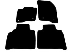 NOIR Tapis de sol pour Ford SMAX II 09.2015-