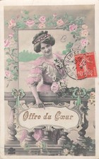 CP OFFRE DU COEUR FEMME