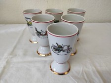 Lot de 6 Mazagrans en céramiques déco Tacots, Automobiles, Voitures anciennes