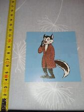 Mini PUZZLE - dessin animé ? - recto verso - loup et ours