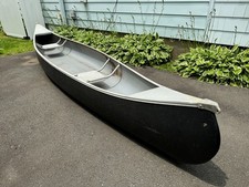 16' Black Fiberglass CANOE