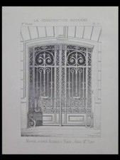 PARIS, 30 AVENUE KLEBER - 1893