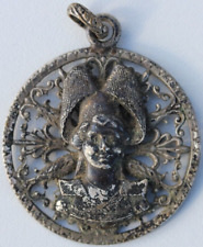 BRETAGNE - PENDENTIF EN METAL ARGENTÉ - A LA BRETONNE EN COIFFE - 41 mm  - 9,7 g