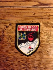 Écusson Patch Tissu Ski Super Besse alt 1350 1850 Puy de Dôme Sancy