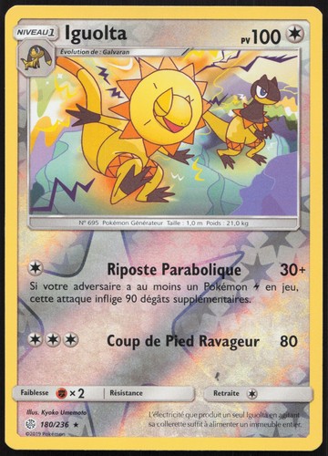 Carte pokémon iguolta - carte,