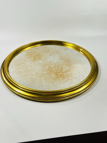 Plateau miroir ancien rond - ancien,