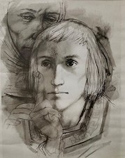 Michel CIRY (1919-2018) Sérigraphie de Noël 1971