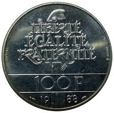 100 Francs FRATERNITÉ Piéfort 1988 BU