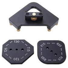 Gabarit de défonceuse 8 en 1 en alliage d'aluminium R15 R20 R25 R30 T15 T20 T...