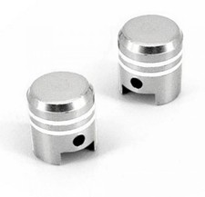 Paire bouchon valve chromé