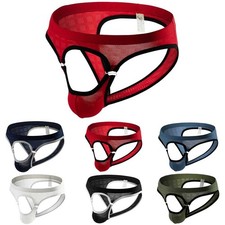 String homme lingerie G string avec trou ouvert devant accès en couleurs