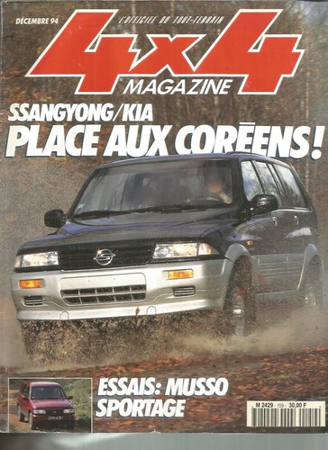 4x4 magazine 159 ssangyong - 4x4,