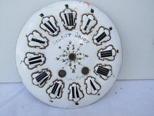 ancien cadran de pendule horloge diametre 21.5 cm