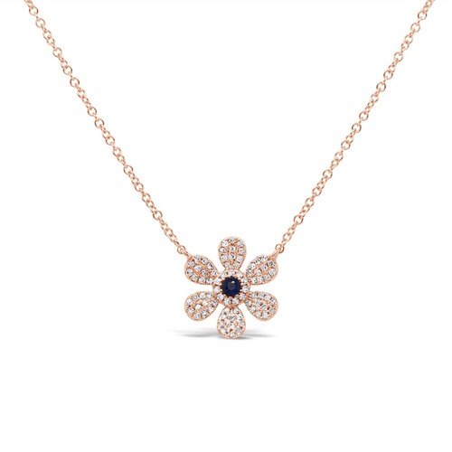 14k rose bleu saphir - 14k,