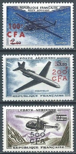 Timbre cfa réunion - réunion, 58/60**
