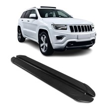 Marchepieds Latéraux pour Jeep Grand Cherokee 2011-2021 2Pcs Aluminium Noir