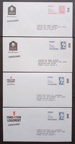 France enveloppes entier - 4,
