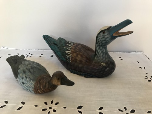 Duo canards bois - de, en