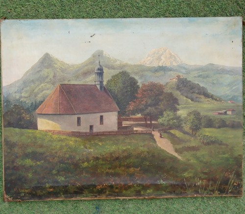 Peinture huile sur toile - peinture,