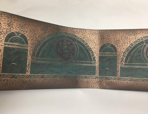 Blue teal copper - copper, arc