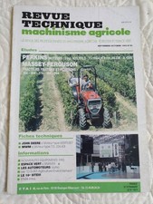 REVUE TECHNIQUE TRACTEUR