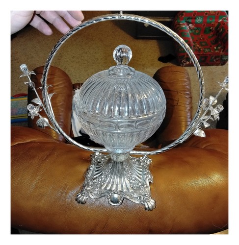 Bonbonnière verre avec - en,