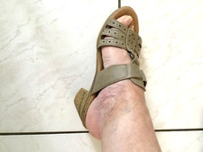 Mules kaki Taille 38 Talons 6,5 cm