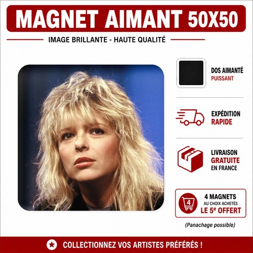 Magnet france gall 5x5 - magnet,