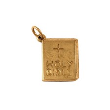 Charm Bible en Or Jaune 9