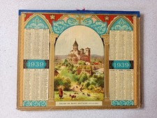 calendrier POSTES 1939 -