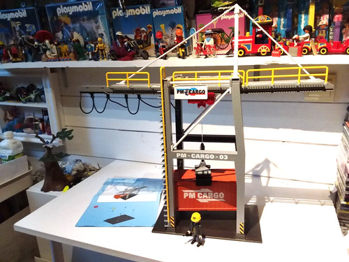 Playmobil lot grande grue - lot,