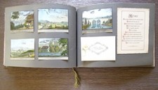 Album Amicorum contenant des cartes de voeux , des estampes réhaussées