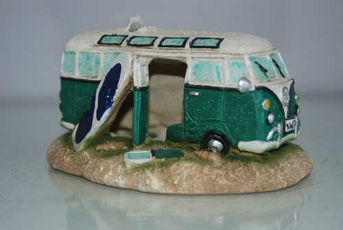 Aquarium camper van pâle - vw,