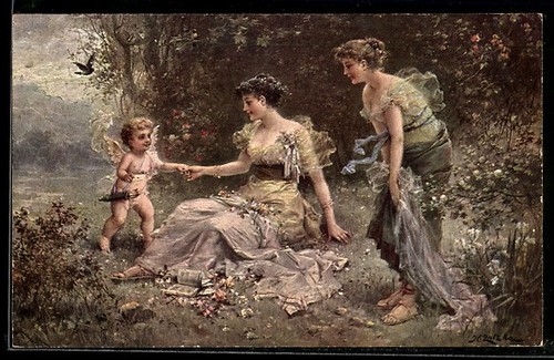 Carte postale artiste hans - d'artiste,