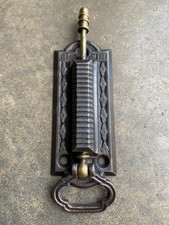 Ancien verrou à tirette à ressort