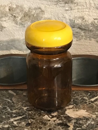 Vintage bocal en verre - bocal,